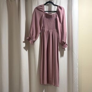 Elegant Mauve Dress
